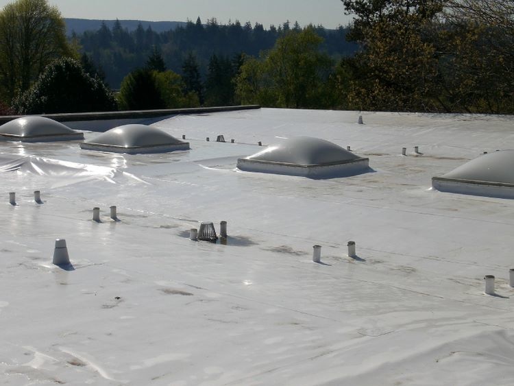 Commercial Flat Roof Installation